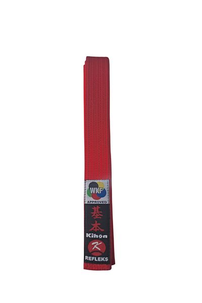 Kihon Karate Wkf Approved Competition Belt Belt Red