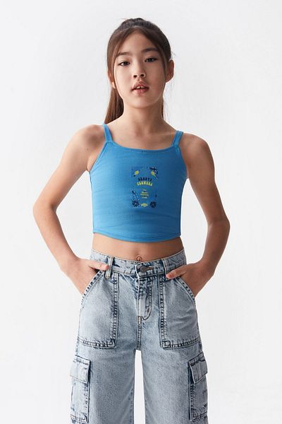 HAUSEkids 8-14 Years Old Catalonya Blue Girl's Suit - Blue