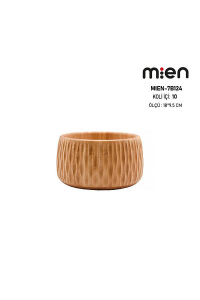 MİEN وعاء منحني من الخيزران - تصميم عصري ومريح