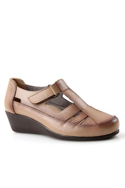 Scavia 02131 Pantofi casual din piele pentru femei Ortho Pedic