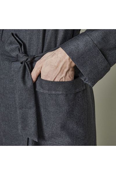 METİNEV Men's Bathrobe - Cashmere Fabric
