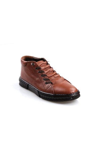 Goes Ανδρικές δερμάτινες μπότες Tan - 496 Rubber Sole