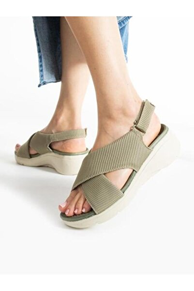 Papuçcity 02790 Ortho Pedic - صنادل نسائية يومية محبوكة