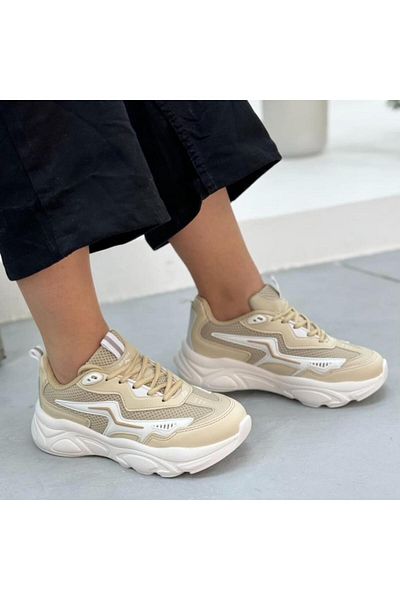 Papuçcity Slzr 02754 Unisex καθημερινά αθλητικά παπούτσια με ψηλή σόλα