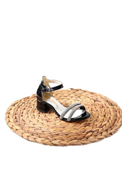 Papuçcity Sema 02858 Girl's - Πέτρινο Λεπτομερές Νυφικό Βραδινό Φόρεμα με τακ...