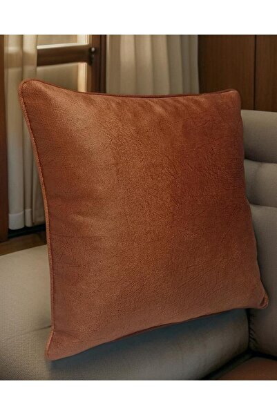 Rüyam Turuncu Nubuk Silinebilen Leke Tutmayan Kırlent Kılıfı