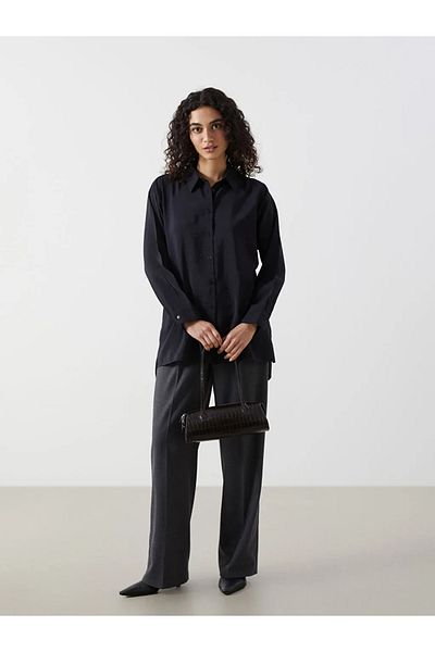 LC Waikiki Lcw Modest Oversize Women's Shirt Tunic