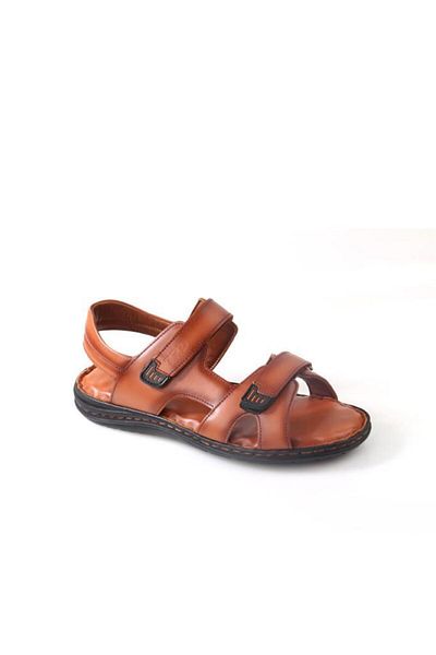 Tardelli Ανδρικά Δερμάτινα Σανδάλια - 186 Ortho Pedic Massage Soles