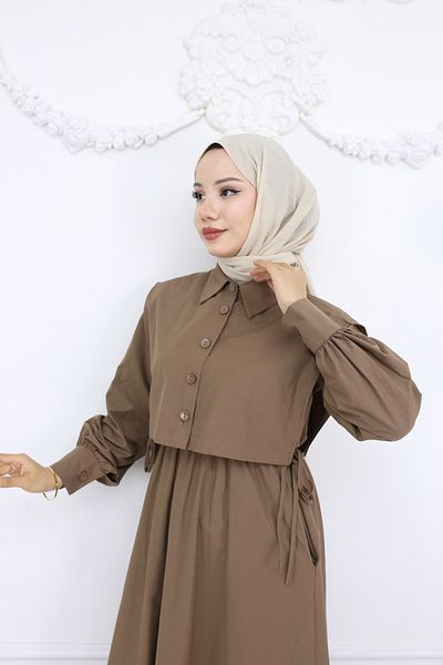 akabe Poplin Bolero Dress