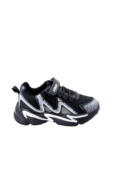 Cool Negru - Pantofi sport casual pentru băieți Loft