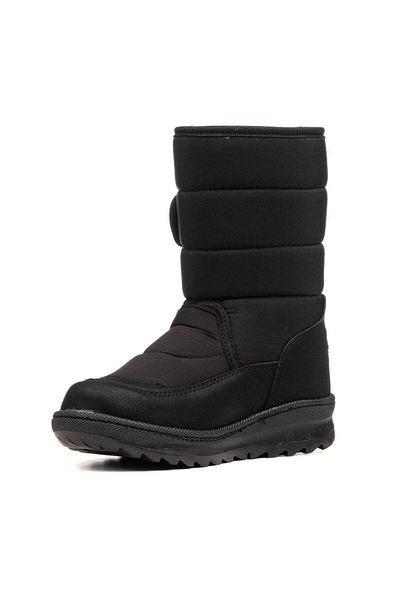 Lepetit Le Petit Girl's Black Thermal Snow Boots