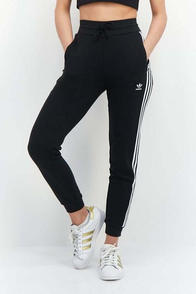 adidas Women Sportswear Fit 3 Stripes Sweatpants, Black