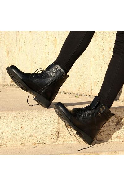 Burç 7016 Ανδρικές Δερμάτινες Μπότες