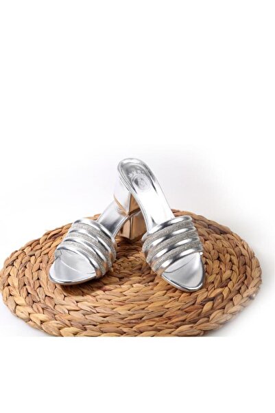 Papuçcity Nhr 02782 - Papuci de seara de dama cu toc de 5 cm