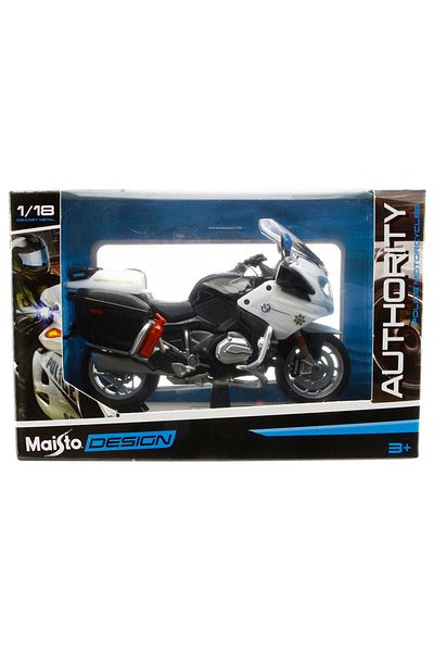 Maisto Desion Bmw R1200 Rt 1:18 Black Model Motorcycle