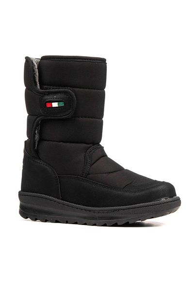Lepetit Le Petit Girl's Black Thermal Snow Boots