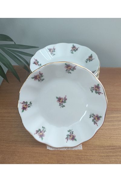 Porland Porcelain Noise Rat Plate 11 Cm, 6 Pieces