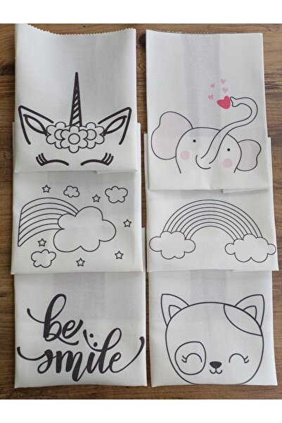 fabricorg تاك إبريك داك قماش لوح 6 قطع (35x35 سم)