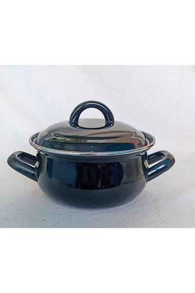 EBRULİEMAYE وعاء طعام أطفال صغير الحجم مقاس 16 سم باللون الأسود