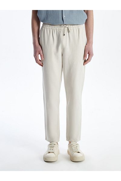 LC Waikiki Ανδρικό παντελόνι Standard Fit Linen Look