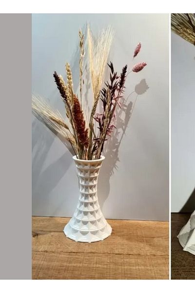 3D Brothers Elegant Faceted Vase - A Stylish Accent for Your Home Decor