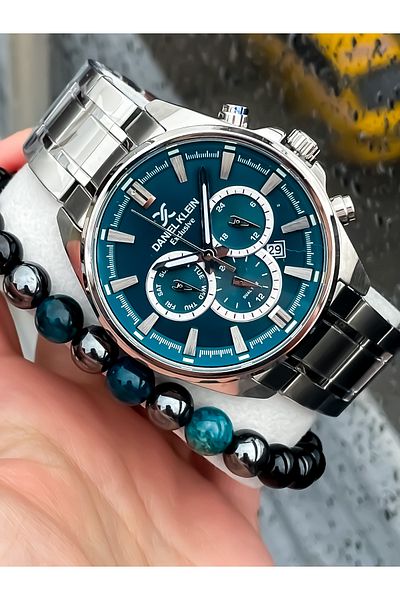 Daniel Klein Steel Men's Watch Bracelet
