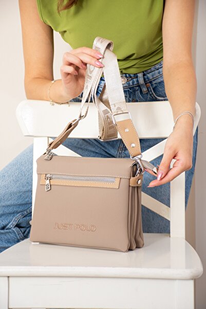 Just Polo حقيبة كروس للنساء من جست بولو، مقاس الموسم الجديد: الطول 18 سم، الع...