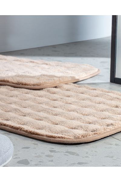 Madame Coco Χαλάκι μπάνιου Beige Reflet Bubble 2 Pack
