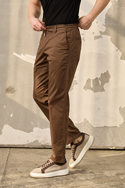 RAVANELLI Ανδρικό παντελόνι Chino με κανονική εφαρμογή