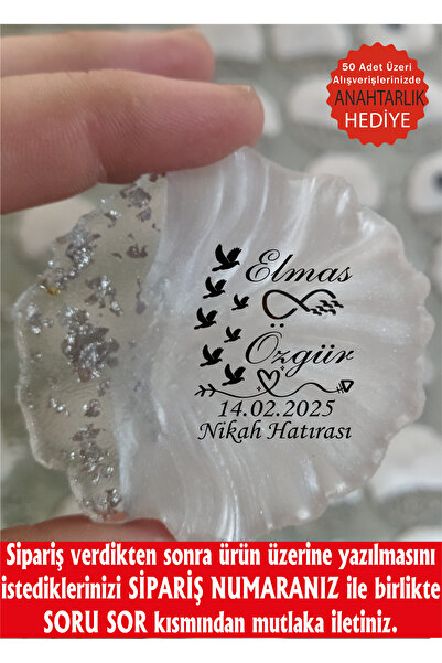 ErenAksesuar Epoksi Magnet 15 Adet Nişan Magneti Nikah Magneti Kına Magneti S...