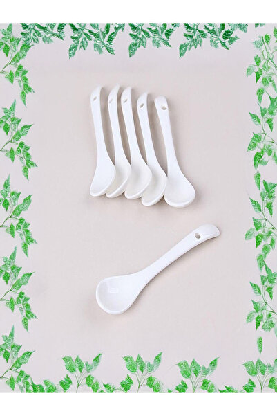 Mode Cool Lüks Porselen Çay Reçel Şeker Baharat Kaşığı Çok Kullanımlı Kaşık