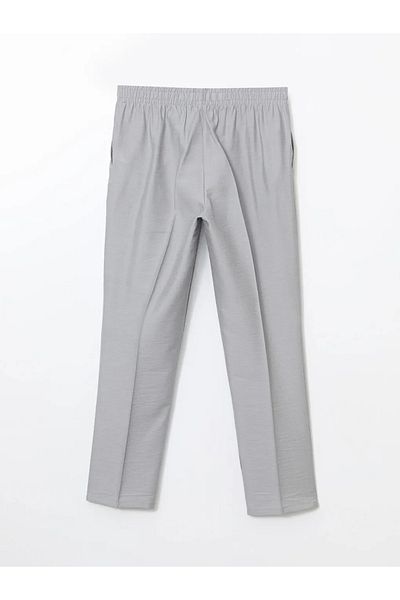 LC Waikiki Lcw Modest Gray Women's Elastic Waist Pants