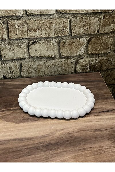 Rüya Dizayn Dekoratif Şık Tasarımlı Taş Tuzundan Hediyelik Tabak Sunumluk Anahtarlık