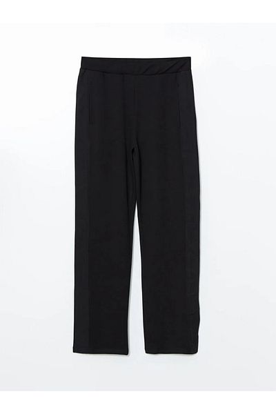 LC Waikiki Lcwaikiki Classic Black Women's Elastic Waist Pants
