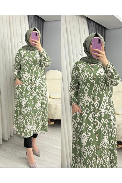 suphan tekstil تونيك حجاب فيسكوز منقوش للنساء