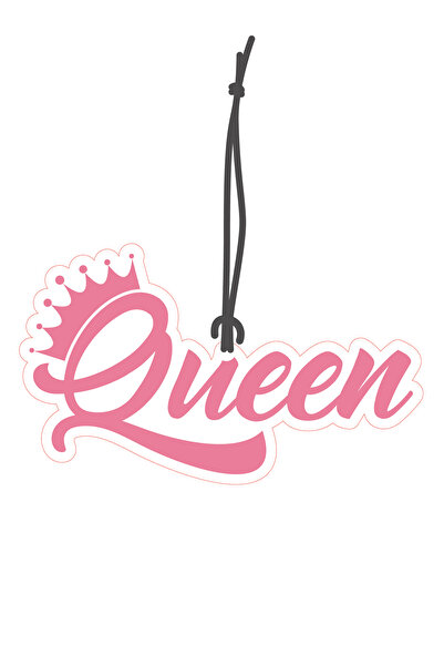 ByMeyla  Queen Kraliçe Görselli Hediye Konseptli Oto Kokusu ve Oto Aksesuarı