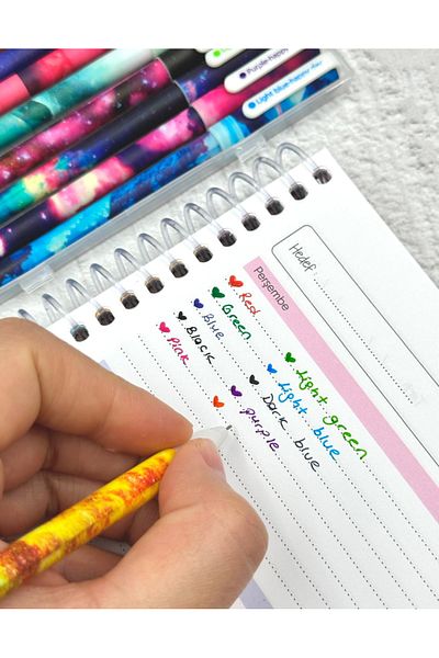 ZeCo Collection Galaxy Sparkle Gel Pen Set of 10