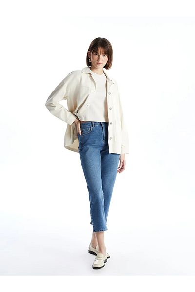LC Waikiki Lcw jeans indigo straight fit women's jean pants