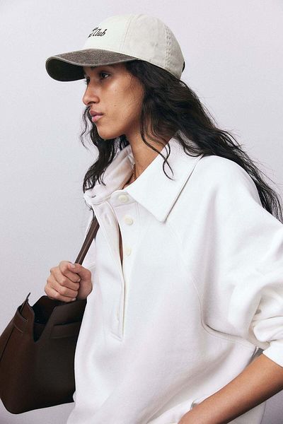 H&M Embroidered-motif twill cap