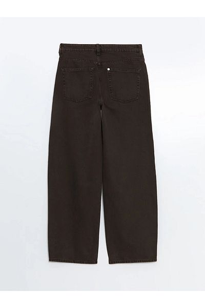 LC Waikiki Xside Brown Balloon Fit Women's Jean Pants