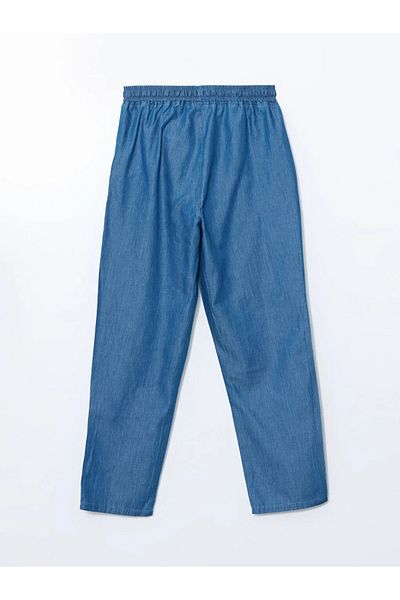 LC Waikiki Pantaloni de jeans pentru femei LCW Modest Indigo cu talie elastică