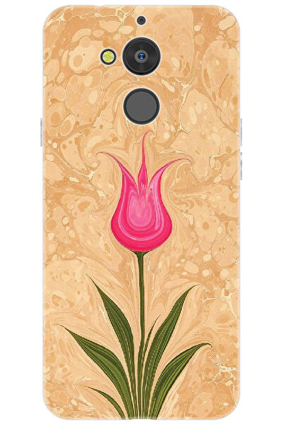General Mobile GM 8 Uyumlu Kılıf Desen Baskılı Silikon Lale Tasarım STK:544 C...