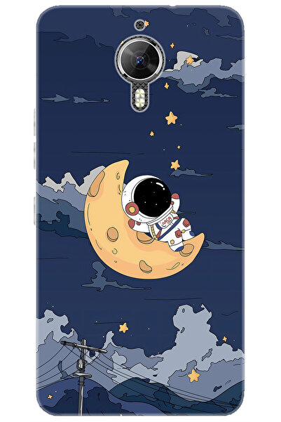 General Mobile GM 5 PLUS Uyumlu Kılıf Desen Baskılı Silikon Astronot STK:684 ...