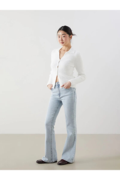 LC Waikiki Xside Blue Mars Flare Women's Jean Pants