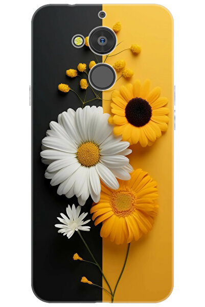 General Mobile GM 8 Uyumlu Kılıf Desen Baskılı Silikon Papatya Serisi STK:737...