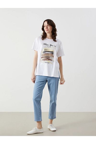 LC Waikiki Lcw Eco Indigo Straight Fit Women's Jean Pants