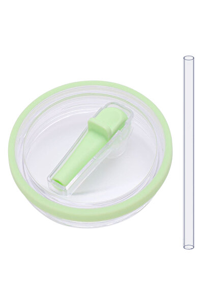 APWIKOGER غطاء بديل لكوب قابل للقلب من القش سعة 40 أونصة، مقاوم للانسكاب، قاب...