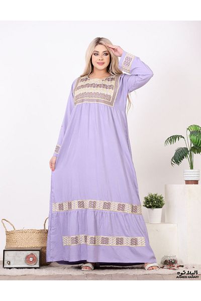 Genrics Marasi cotton embroidery abaya, comfortable to wear