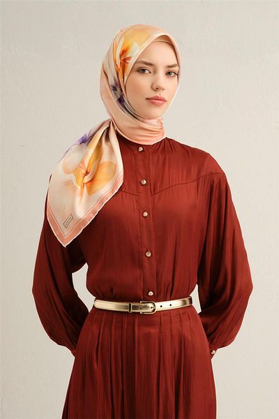 Armine Μαντίλι με μοτίβο 9305-34 Pure Silk Twill
