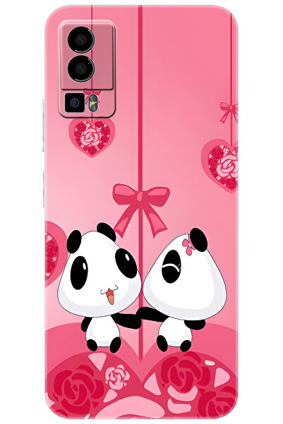 General Mobile GM 23 (G316) Uyumlu Kılıf Desen Baskılı Silikon Sevimli Pandal...